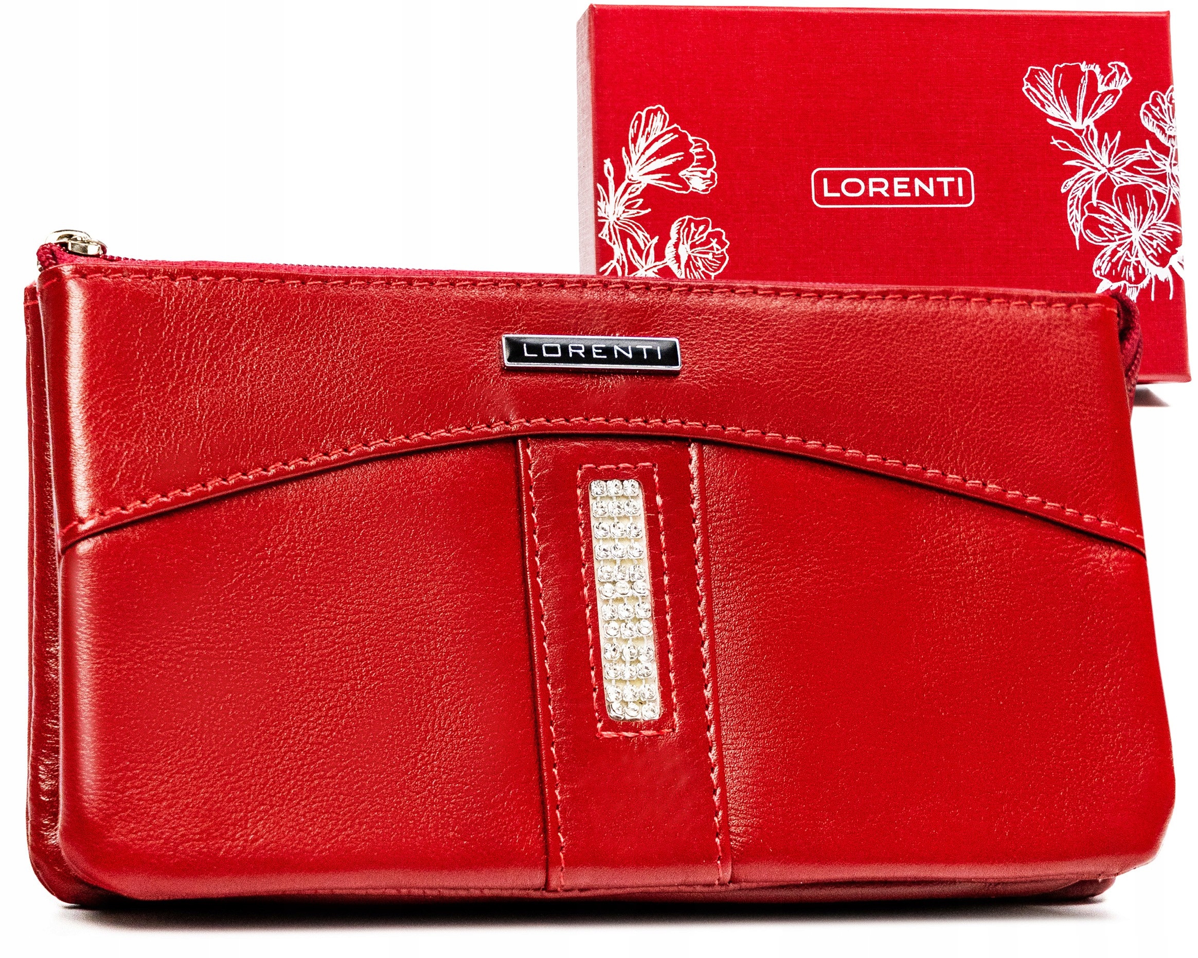 Dámská kožená peněženka z přírodní kůže Lorenti s Rfid klíčenkou