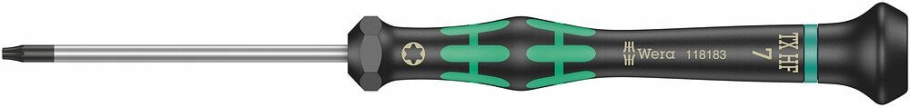 Wera Micro 2067 Wkrętak Torx Hf precyzyjny, Tx 7 × 60 mm 05118183001