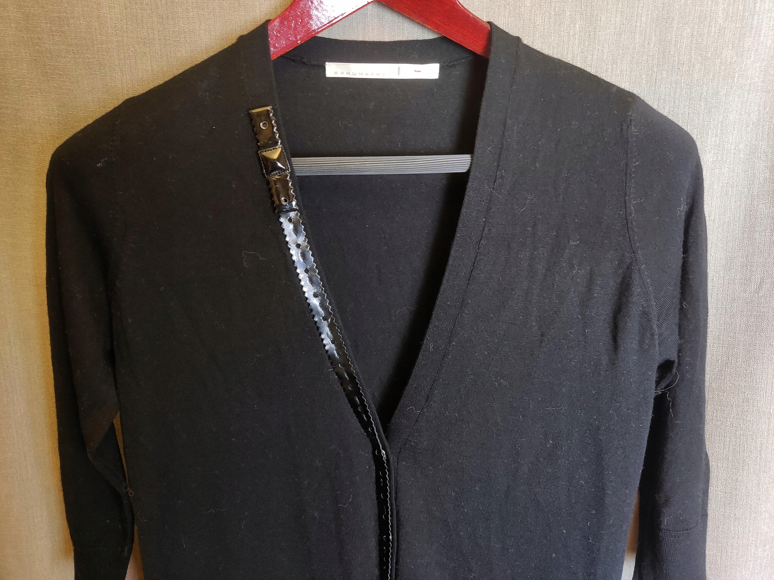 SCHUMACHER kardigan sweterek M Dekolt inny