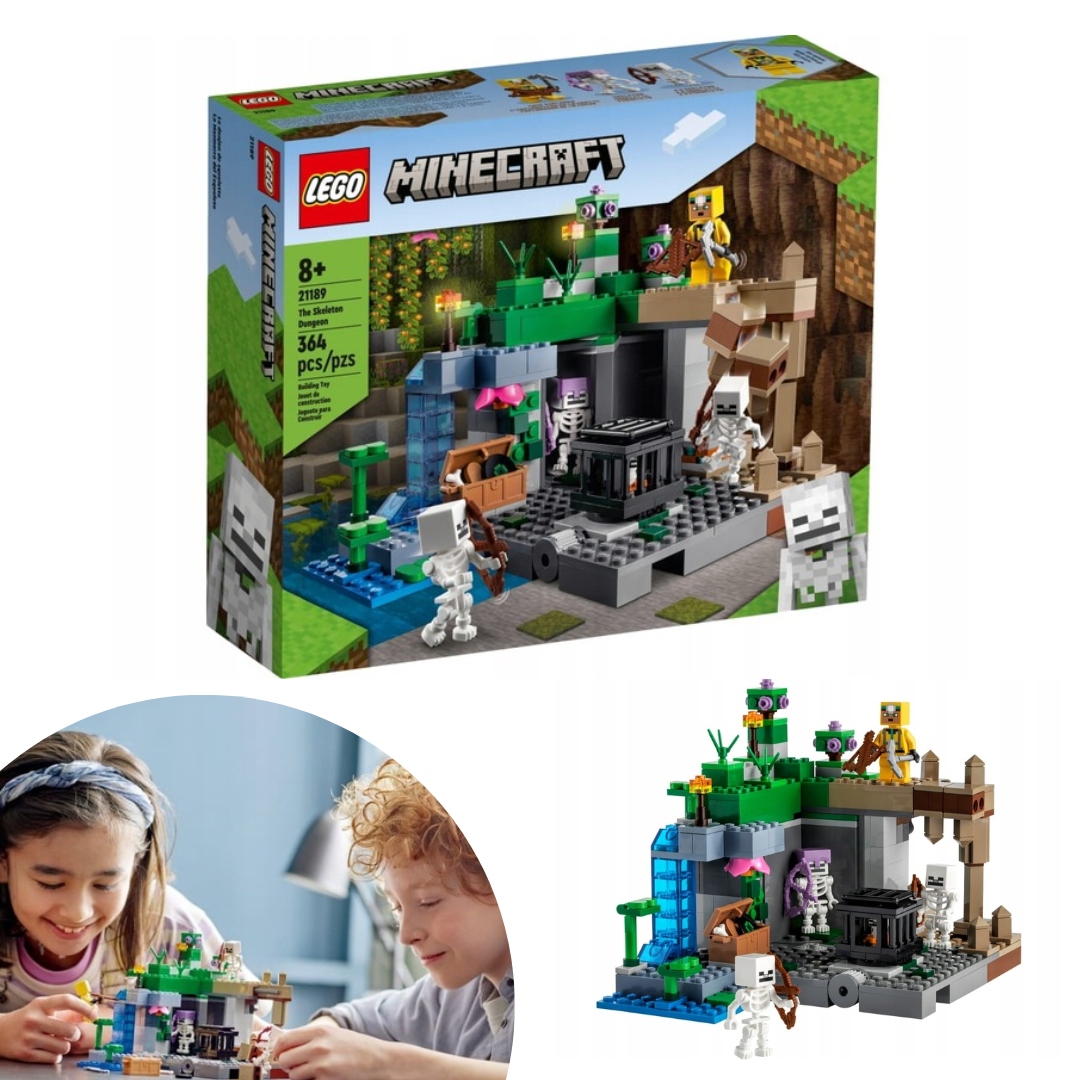 

Lego Minecraft Loch Szkieletów Klocki