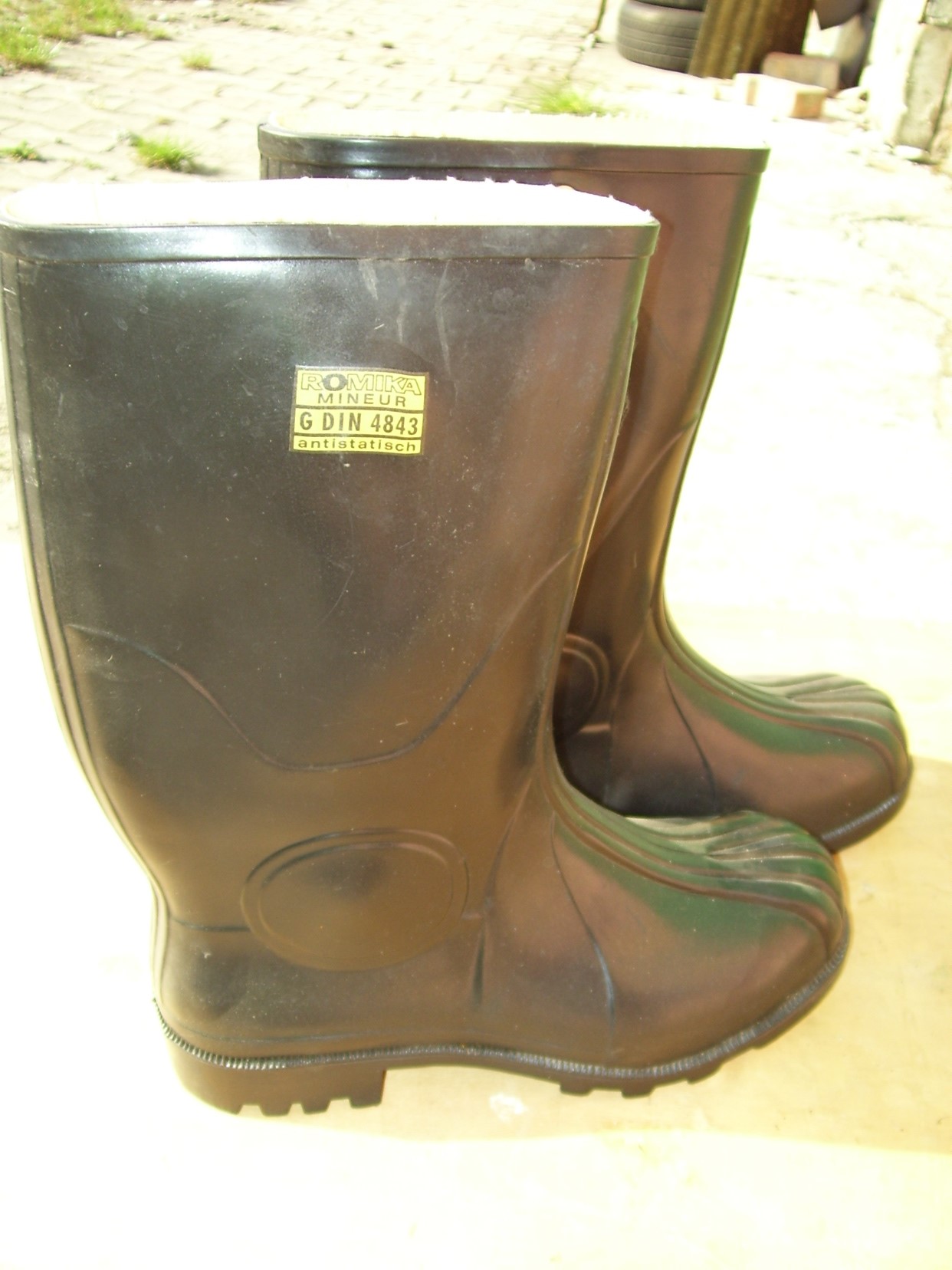 KALOSZE ROMIKA ROBOCZE, OCHRONNE, STALOWY NOSEK