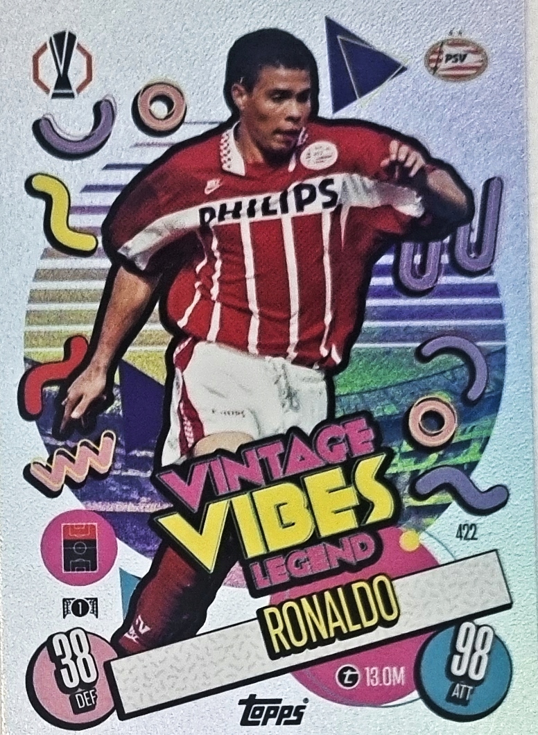 Topps Match Attax 2024/2025 Vintage Vibes Legend 422 Ronaldo