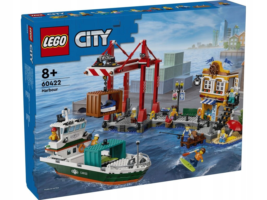 Lego 60422 City Přímořský přístav s nákladní lodí
