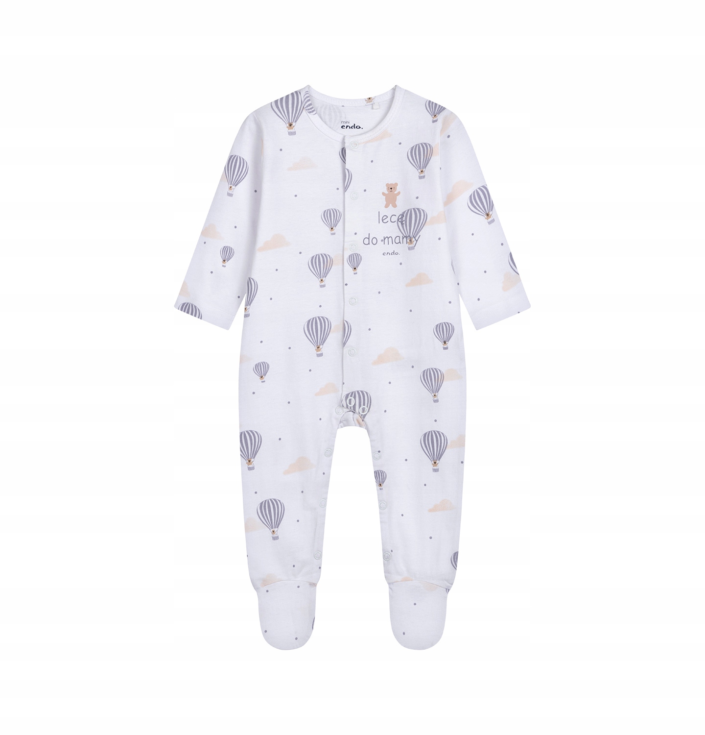 Pajacyk pajacyki śpiochy niemowlęcy rozpinany w paski 62 w Balony Endo