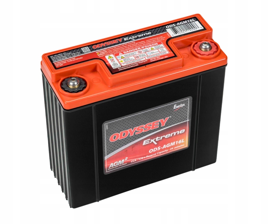 Akumulator Odyssey Racing Extreme ODS-AGM16L (PC680) 12V 16Ah