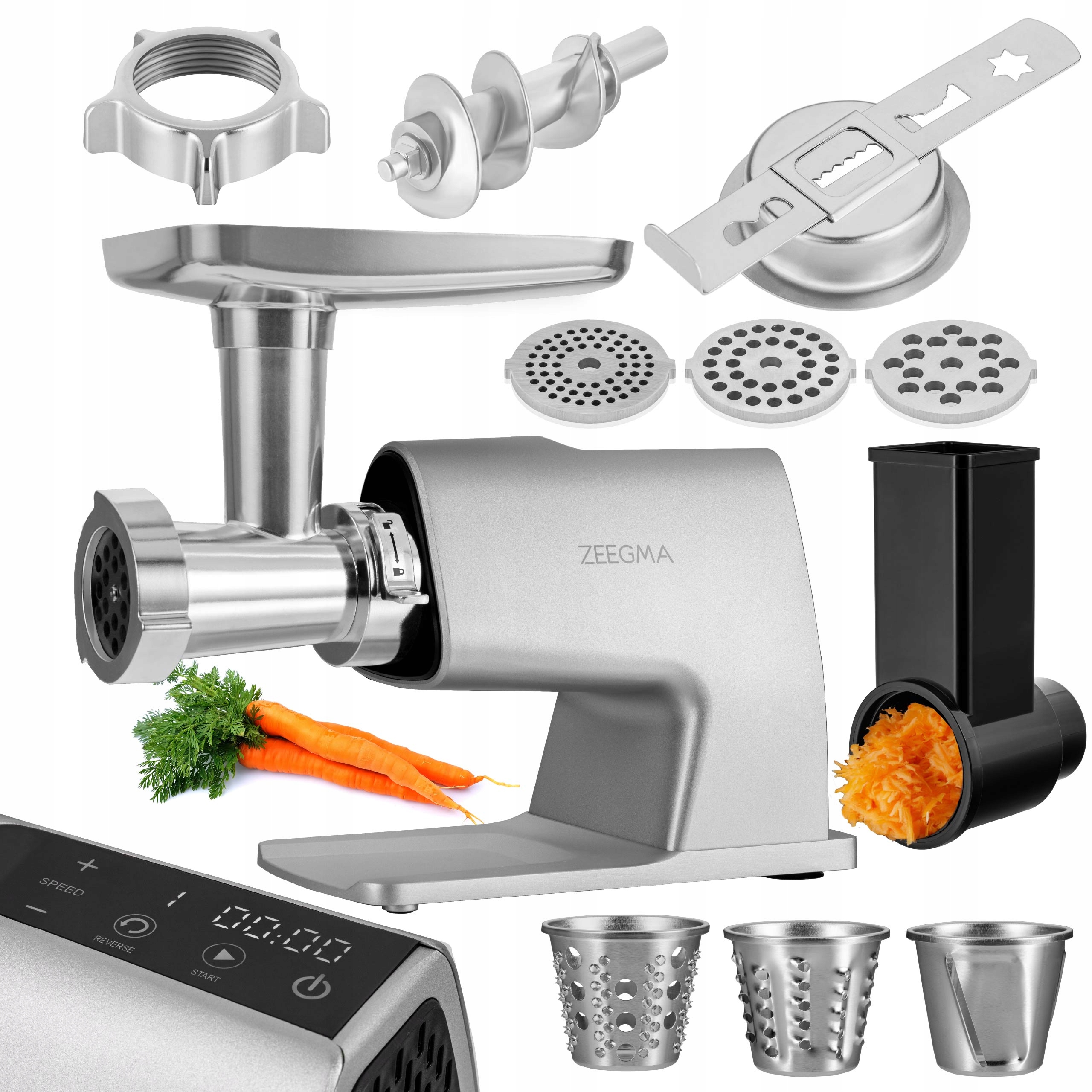 Mlýnek na maso 2,5 kg/mi 2500 W kráječ forma na sušenky