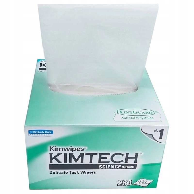 Ściereczki bezpyłowe Kimtech Kim-wipes do czyszczenia złącz światłowodowych