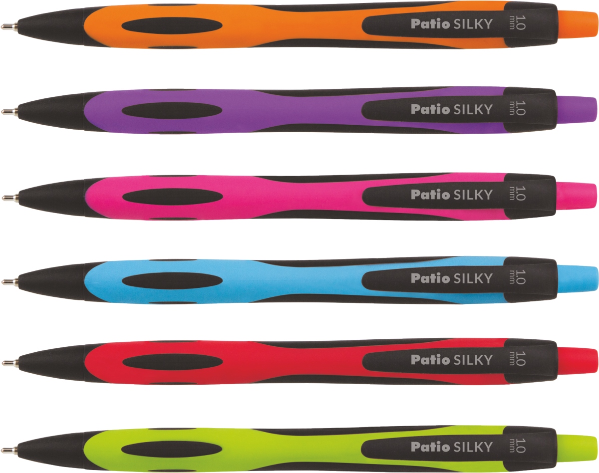 

6x Długopis Silky Wkład Niebieski Patio Zestaw