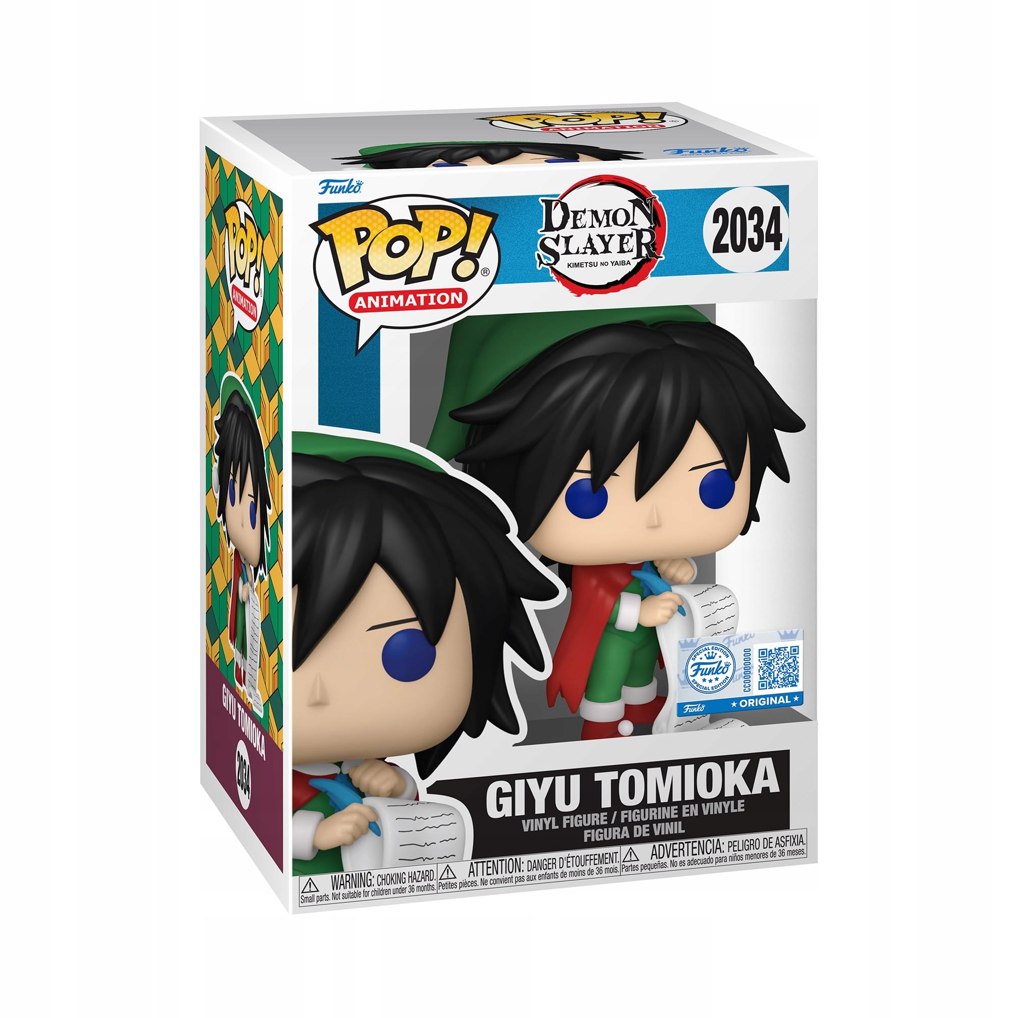 Figurka Demon Slayer Funko Pop Giyu z vinylu