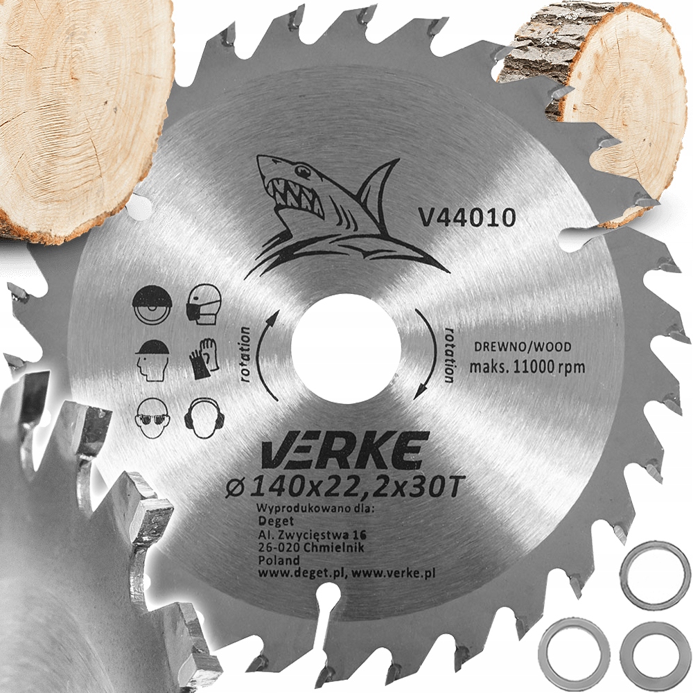

Tarcza Piła Widiowa Drewna 140 x 22,2 mm 30T Widia