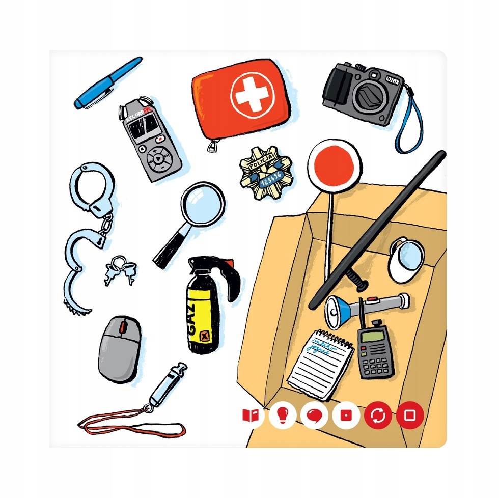 CZYTAJ Z ALBIKIEM ZAWODY POLICJANCI KSIĄŻKA ALBIK Wydawnictwo Albi