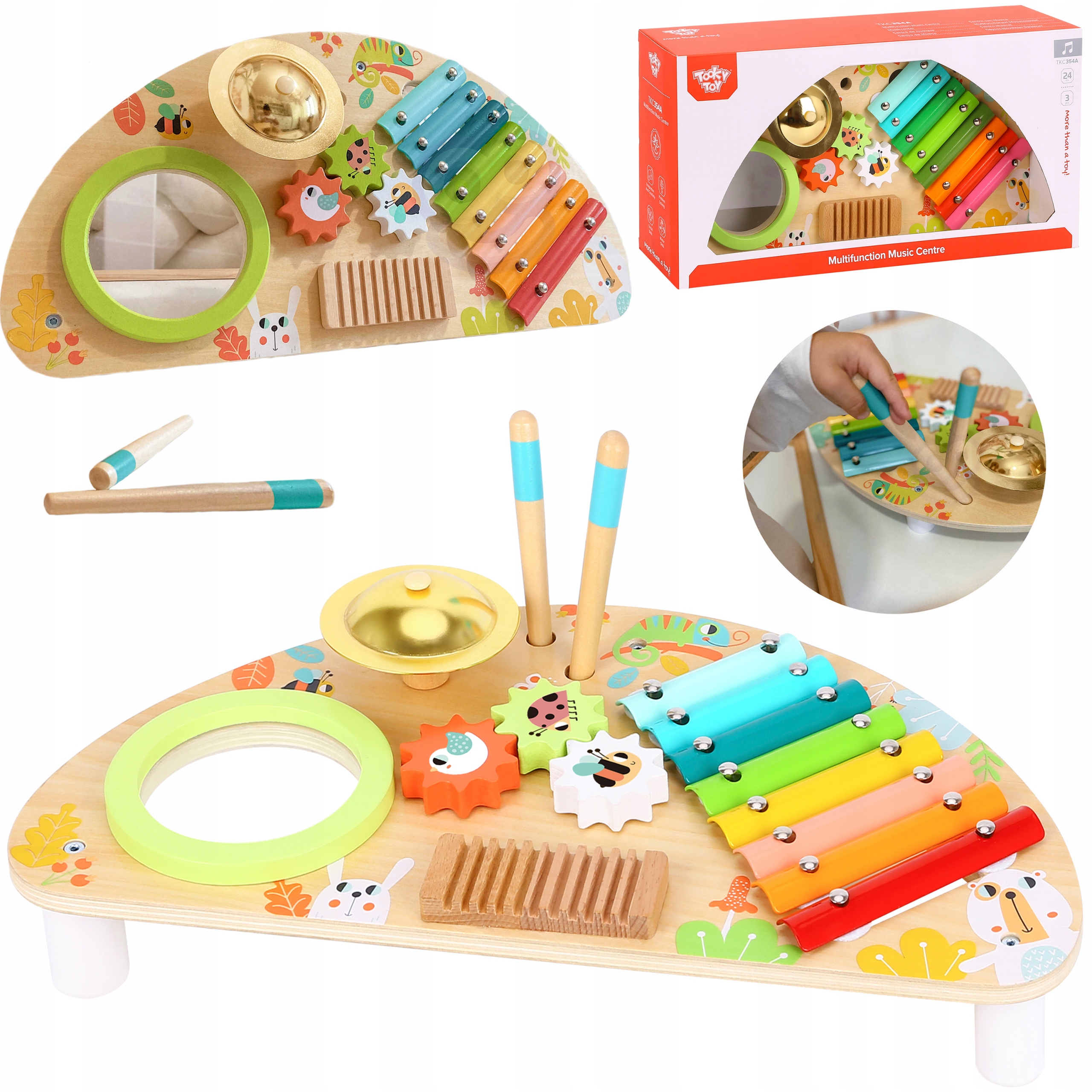 

Zestaw Muzyczny Stolik Instrumenty Tooky Toy