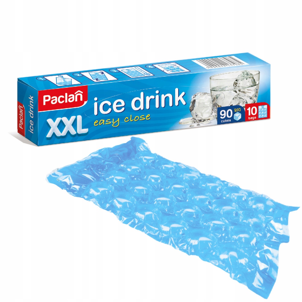 

Paclan Woreczki do lodu na lód 90 kostek zamykane