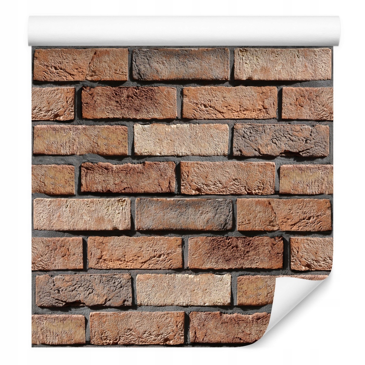 

Tapeta Flizelinowa Do Salonu Modna Cegła Efekt 3D