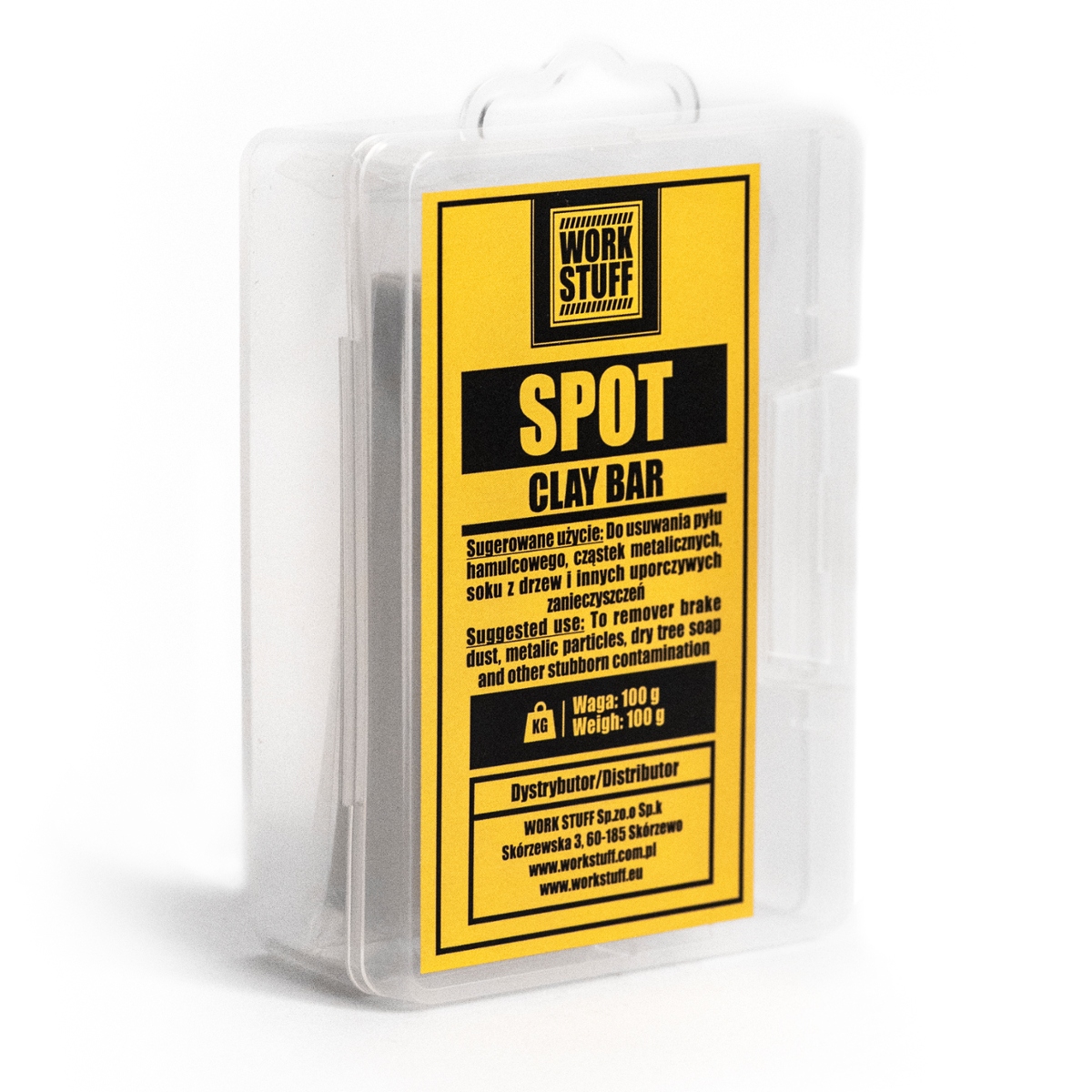 WORK STUFF Spot Clay Bar 100g Glinka Średnia