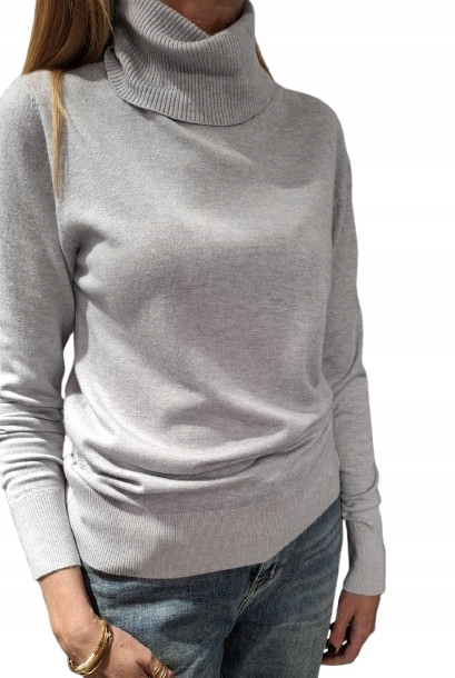 Cocomore Svetr Golf Klasika Šedá