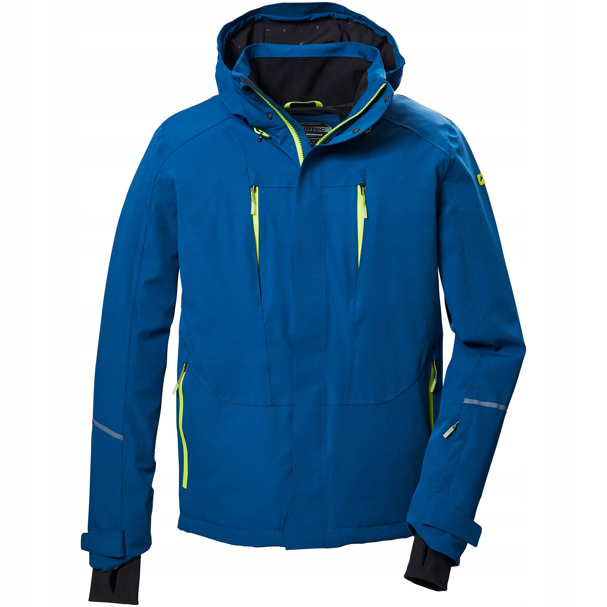 Kurtka narciarska męska z kapturem Killtec Kow 26 niebieska r. XXL