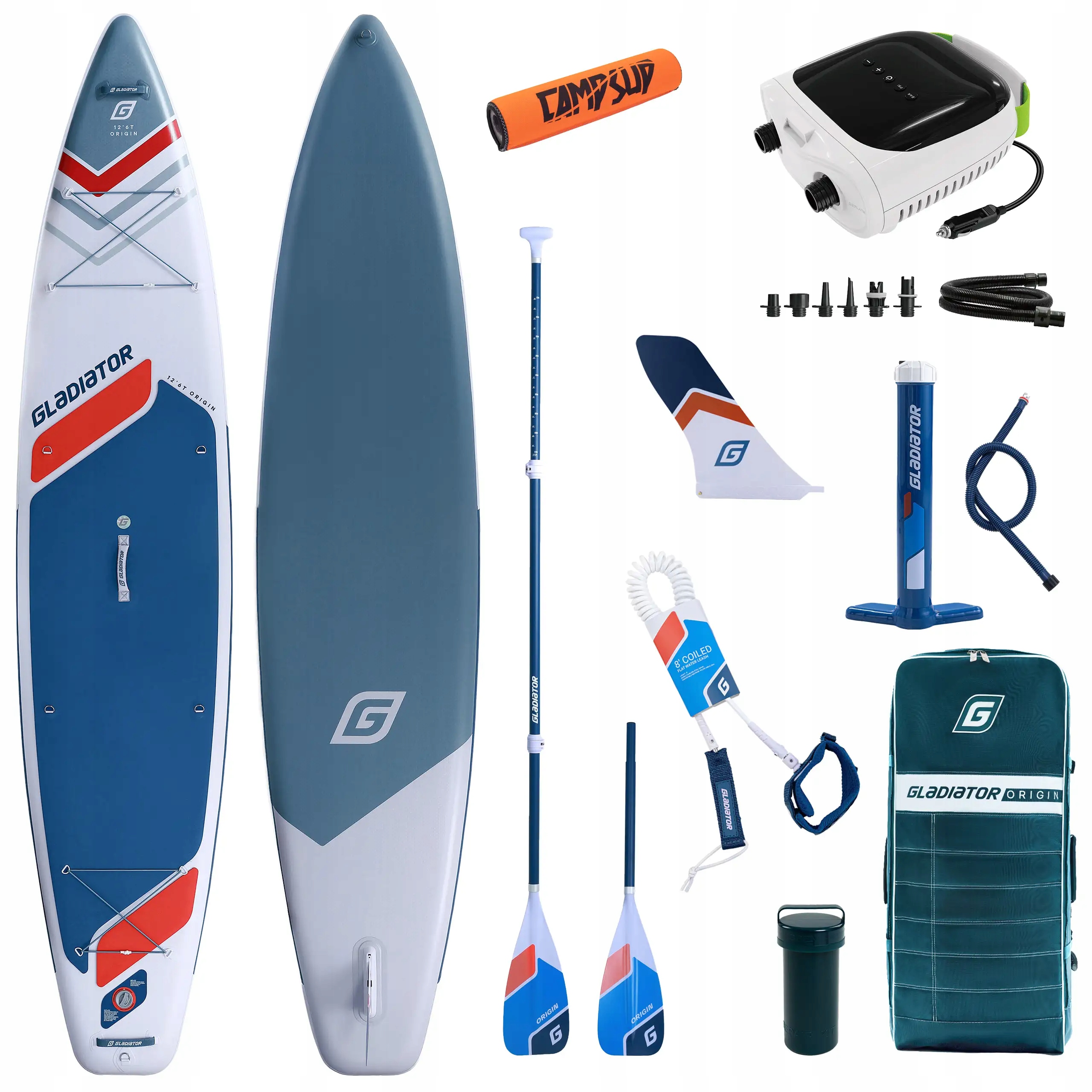 Deska Sup Pompowana Gladiator Origin 12'6 Touring 2026 +pióro +PBG8 +bojka