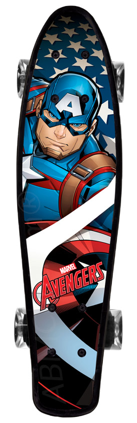 

Deskorolka Fiszka 55cm Avengers Kapitan Ameryka