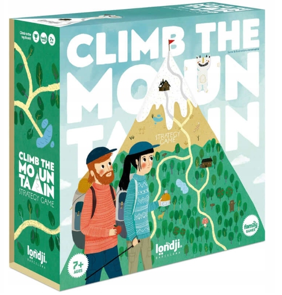 Gra planszowa strategiczna dla dzieci Londji Wspinaczka Górska 7+