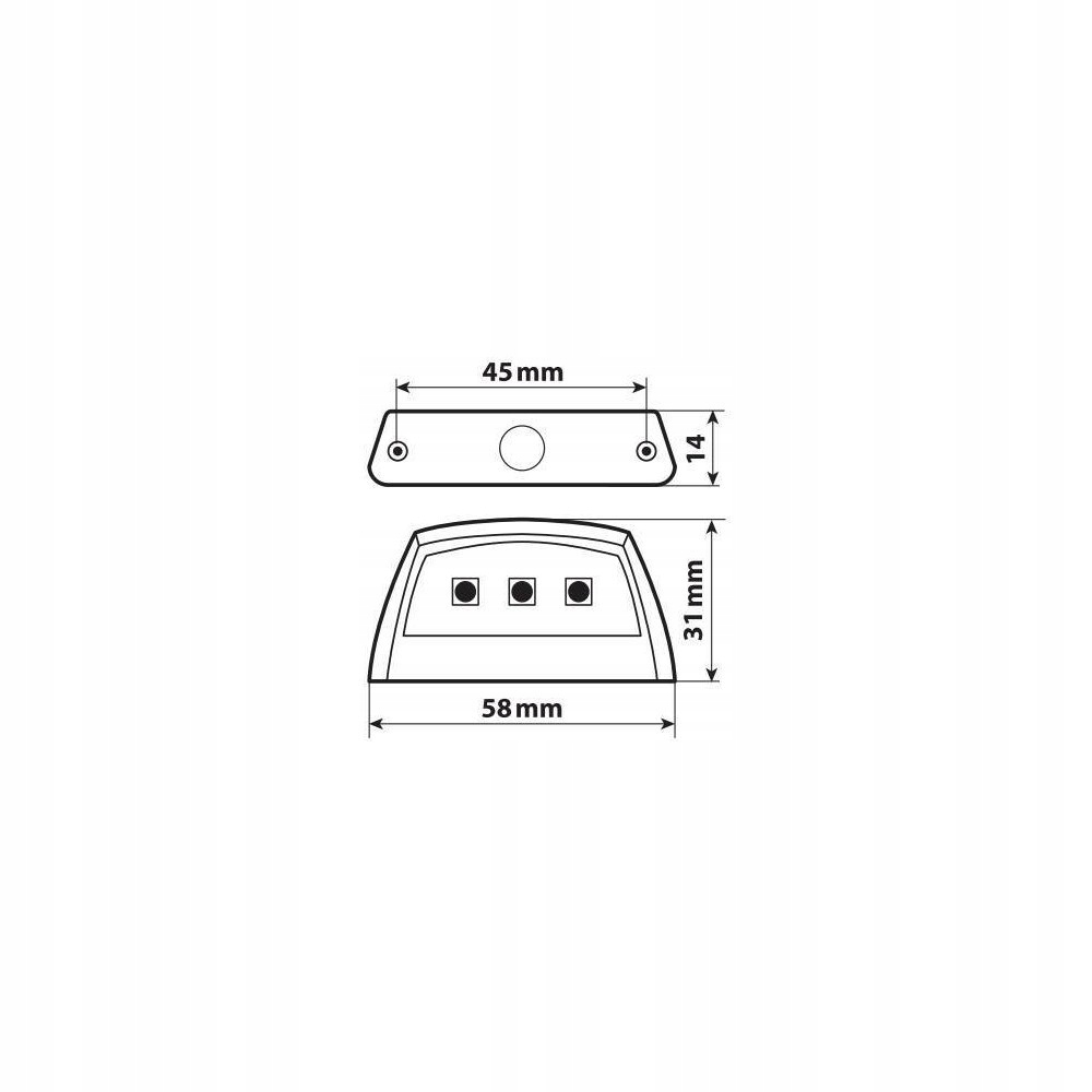 Podświetlenie tablicy rejestracyjnej LED Motocykl Dopasowanie do pojazdu produkt uniwersalny
