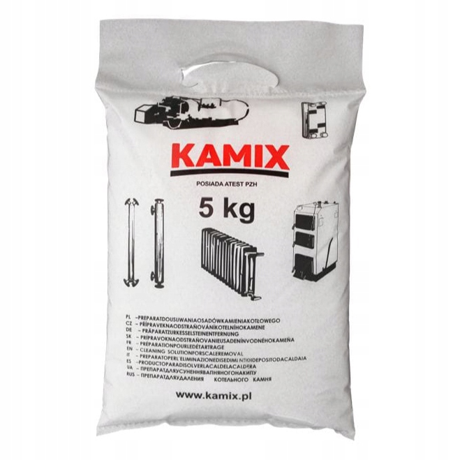 

Kamix do instalacji 5kg skuteczny odkamieniacz