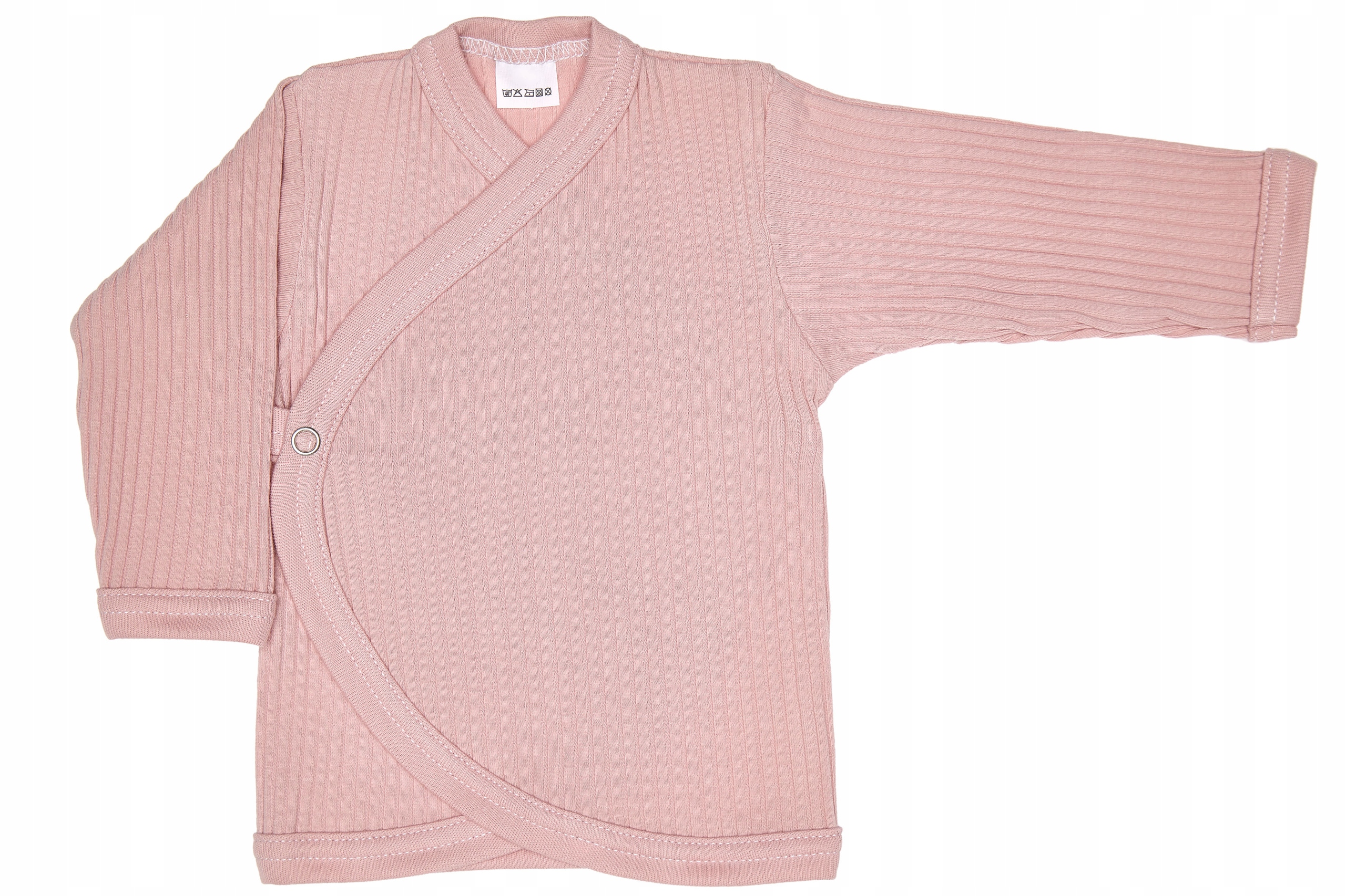 

Koszulka kopertowa kaftanik 56 Prążki róż