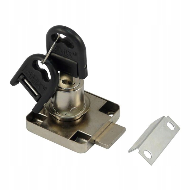 

Zamek meblowy 40x40 do szafek szuflad barku Amix