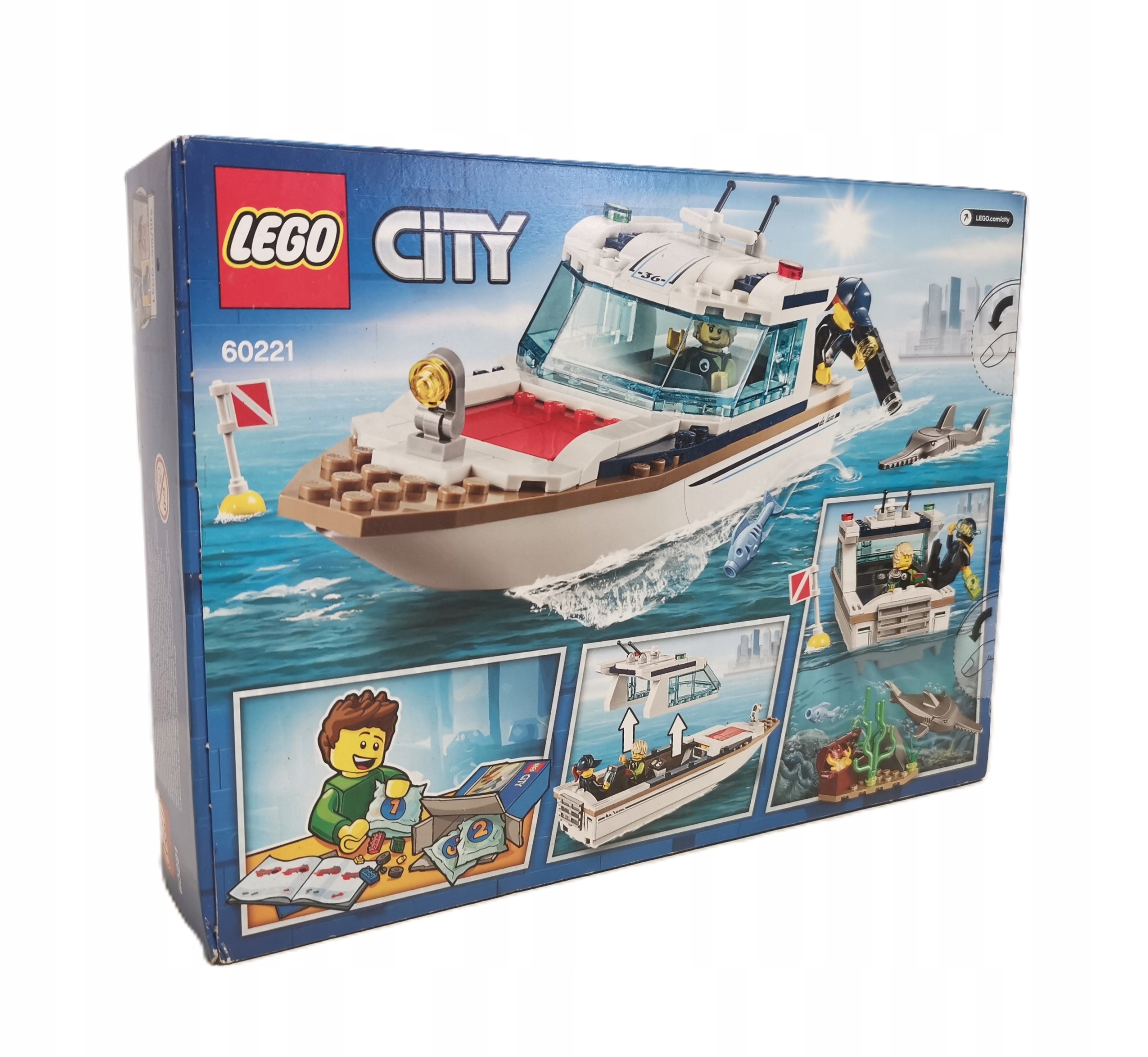 Klocki Lego City 60221 Jacht Nowe