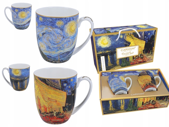 Sada 2 Hrnků 380ml van Gogh Kavárna a Hvězdná noc