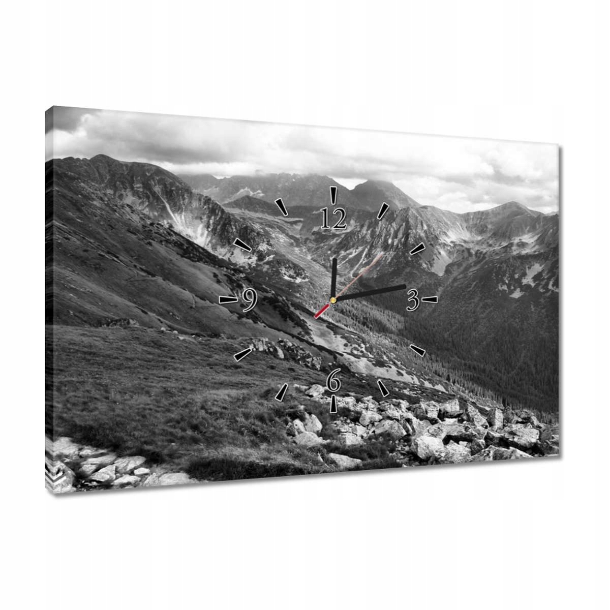 Hodiny 60x40 Tatry Polské hory Pohled