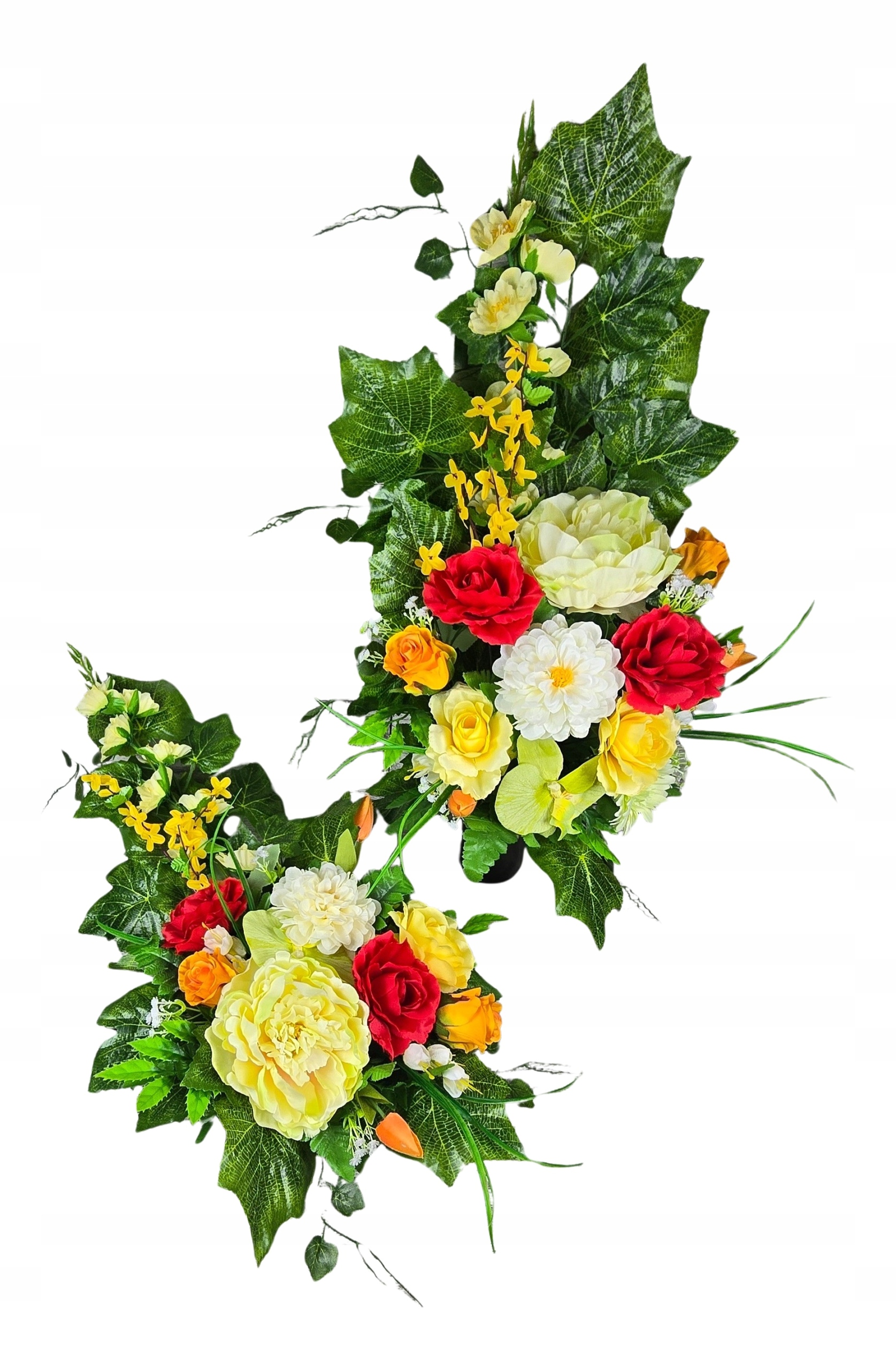 Komplet Kytice Na Hrob Jarní Hřbitov Náhrobní Kompozice Tulipán