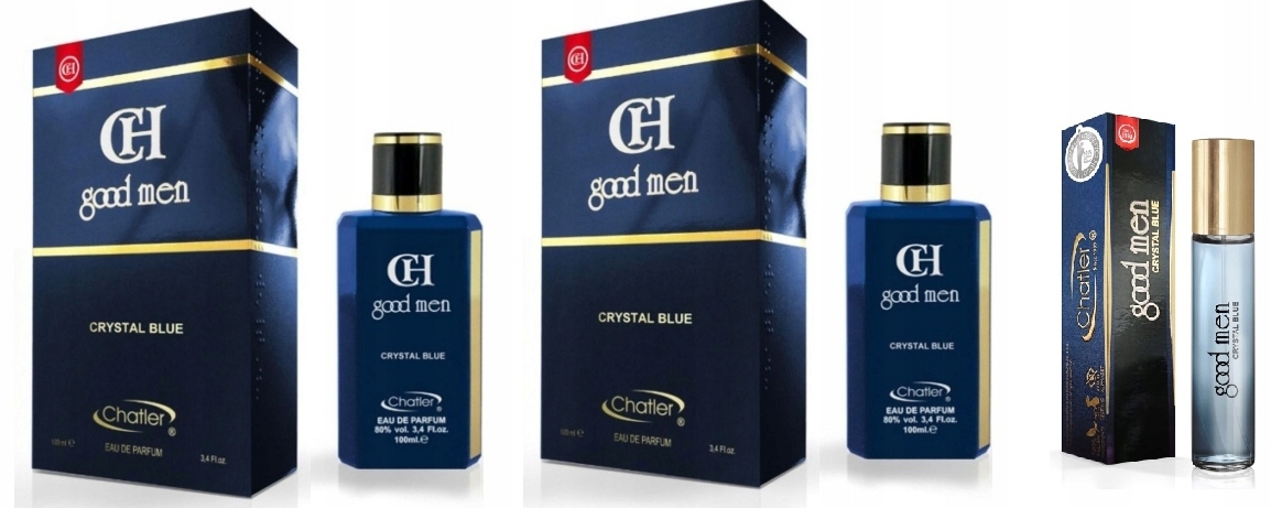 Chatler Ch Good Men Crystal Blue 2x100 ml 30 ml parfémovaná voda