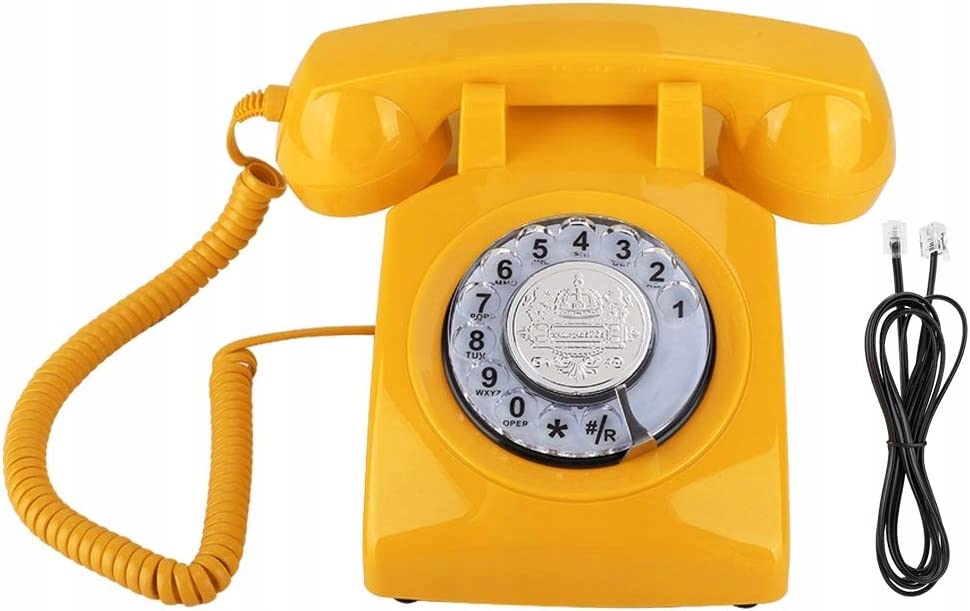 Telefon obrotowy, telefon stacjonarny retro