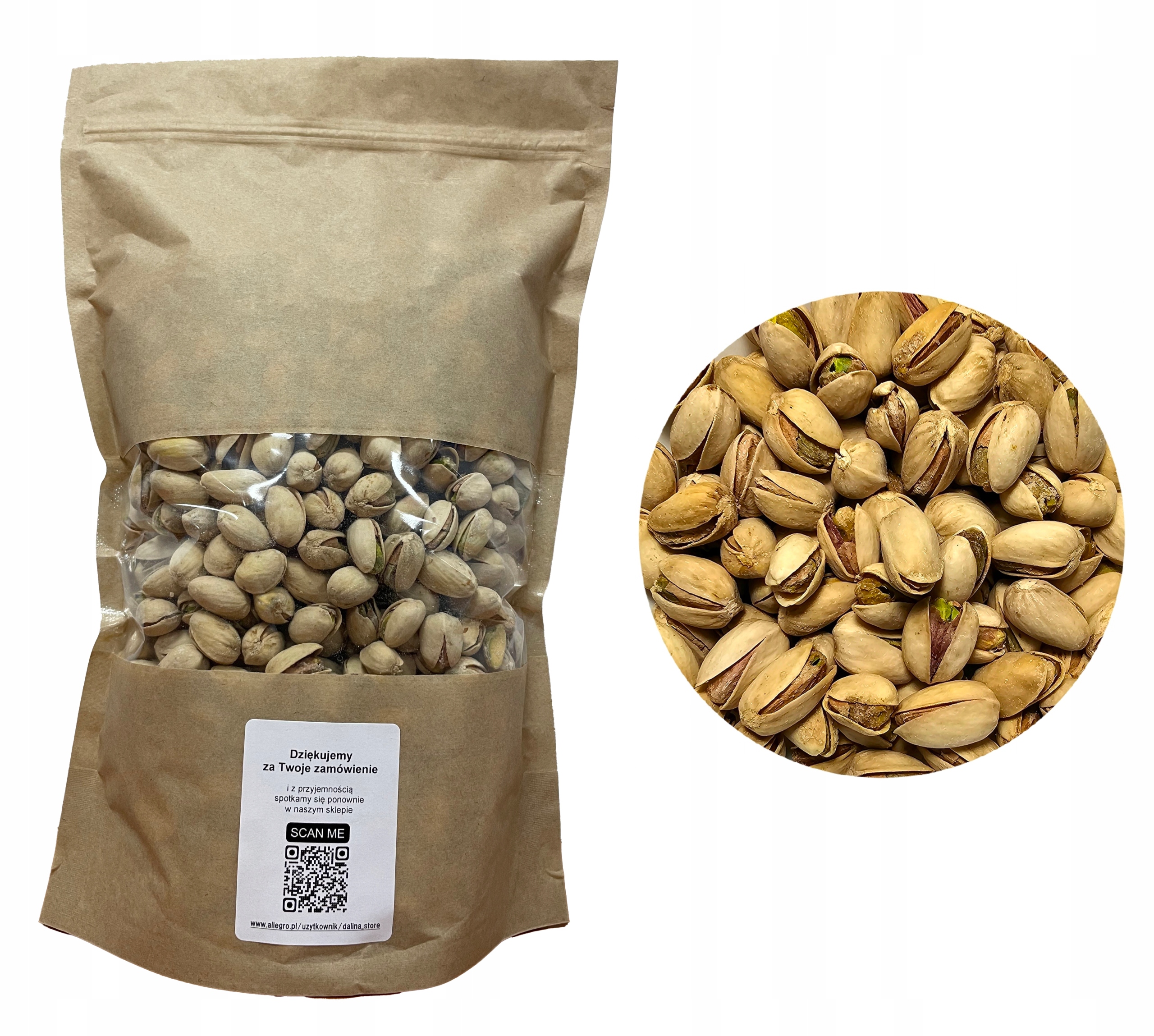 Pistácie Pražené Solené 1KG ve skořápce Čerstvé Premium 1000 g Dalina