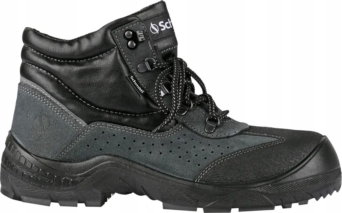 Buty robocze lekkie ochronne wysokie ocieplane z podnoskiem Schmith 44