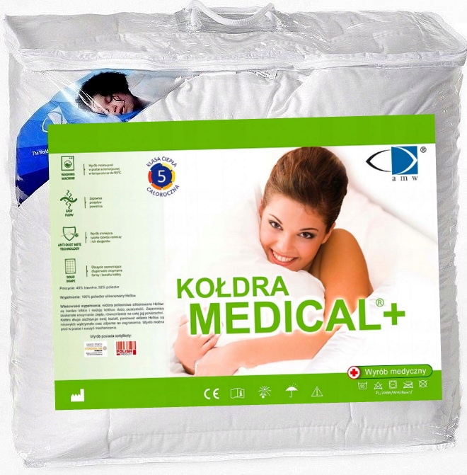 

Kołdra 200x220 Medical Amw 95°C atest całoroczna