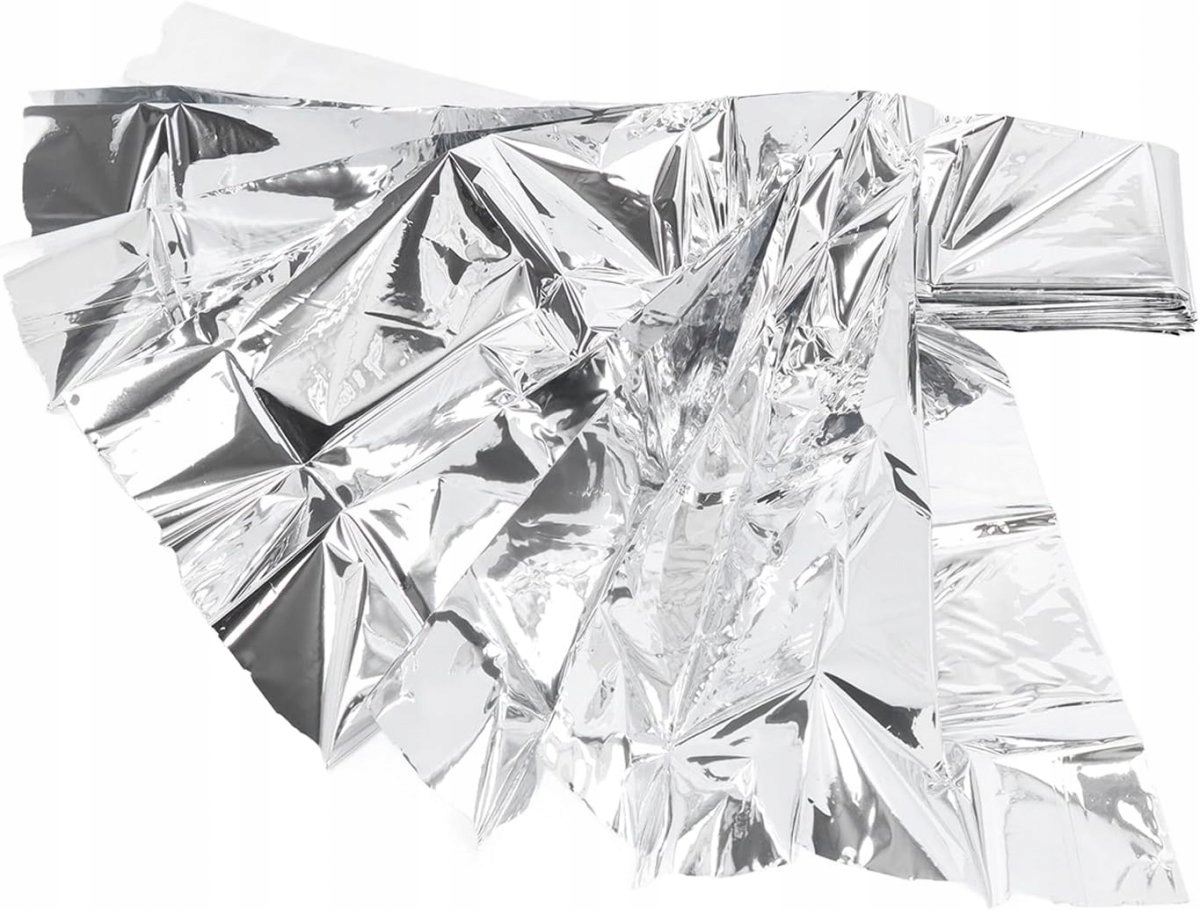 Folia termiczna mata życia niejałowy 130x210cm 3szt. Koc termiczny Wysokość 210 cm