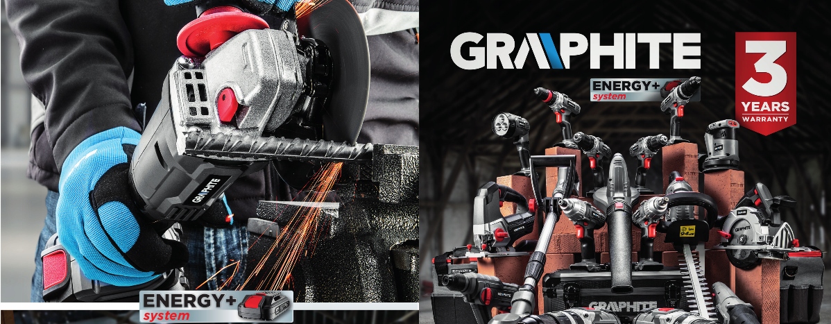 GRAPHITE MŁOTOWIERTARKA MŁOT WIERTARKA SDS+ 800W 58G529 AKCESORIA 3,2J Maksymalna liczba udarów 5300