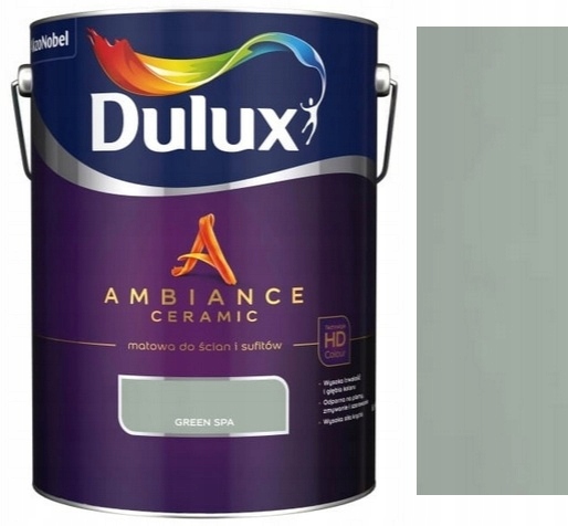 Dulux Ambiance Ceramic Farba Ceramiczna Do Ścian Green Spa 5L
