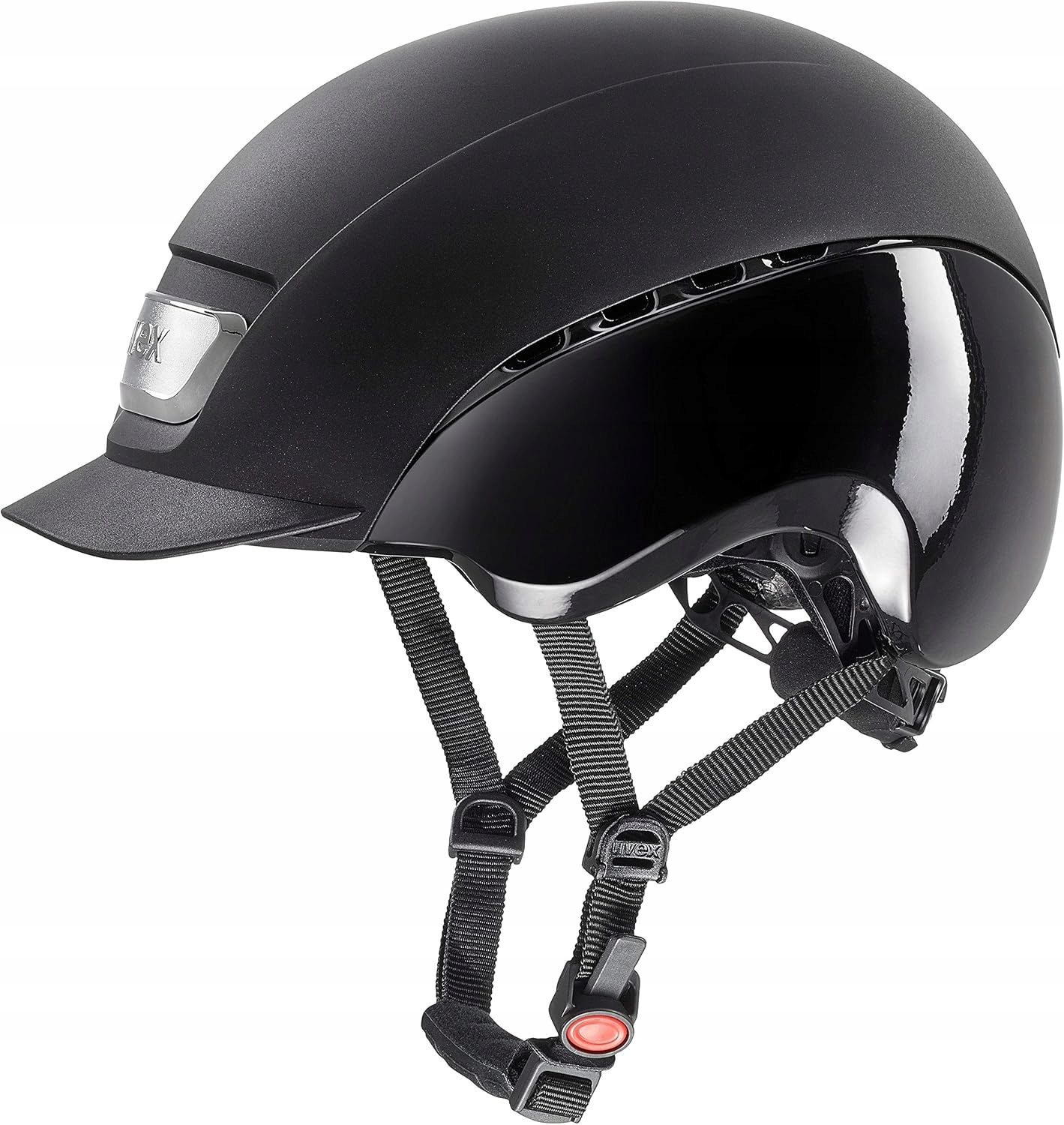 Kask jeździecki Uvex Elexxion Pro czarny mat/połysk S 55-56 cm