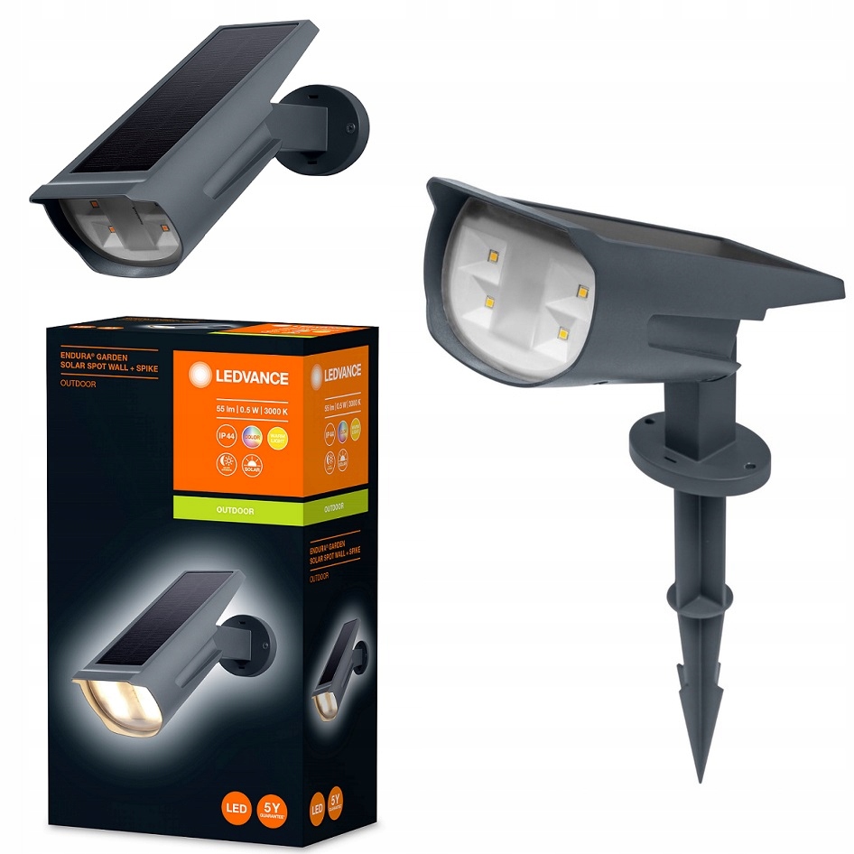 Lampa solarna Wbijana ogrodowa Zewnętrzna Led