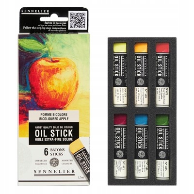 Olejové tyčinky Oil Stick Mini Bicoloured Apple, 6 ks