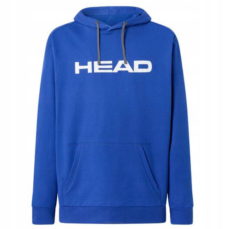 Bluza tenisowa Head Club Original Hoodie Men niebieska L