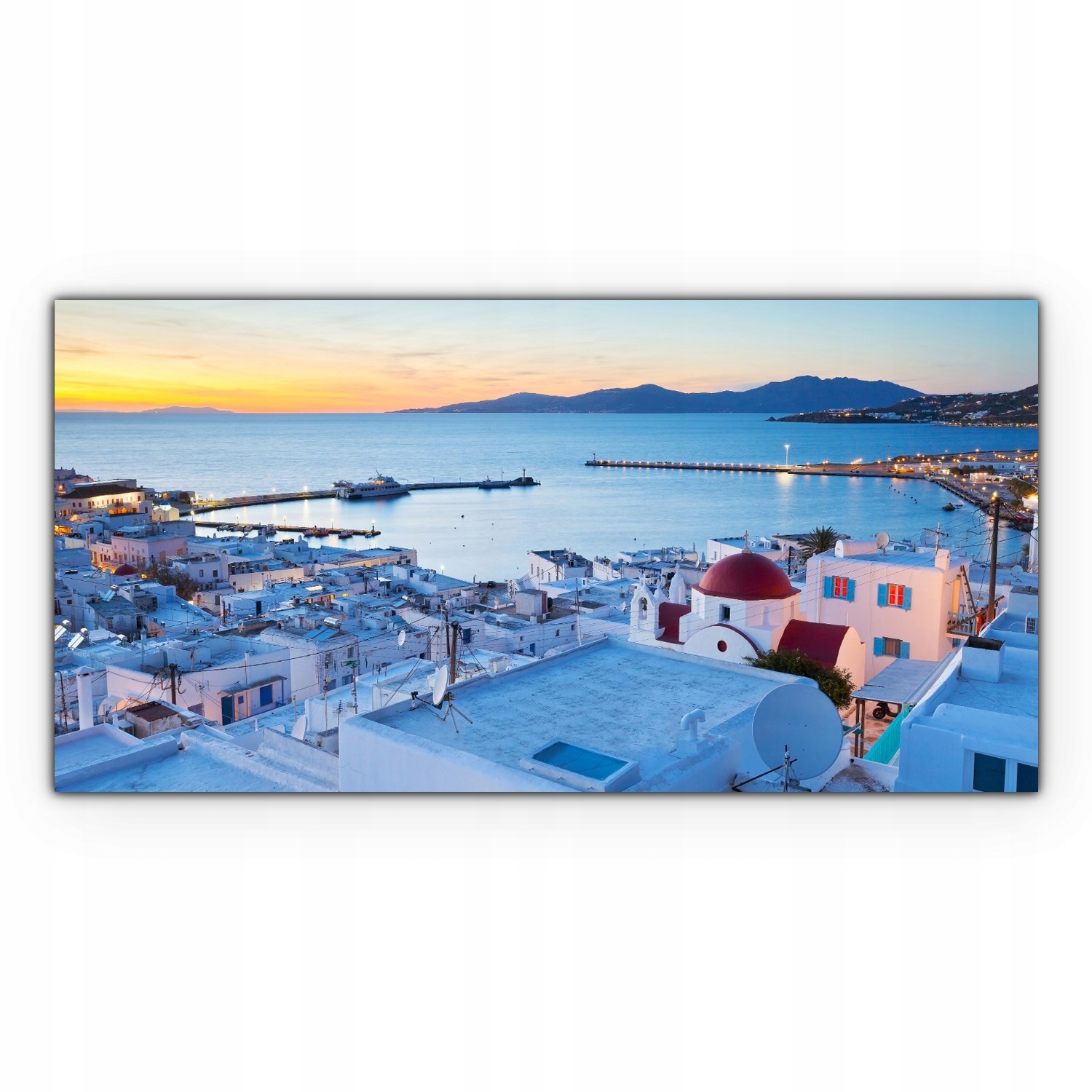 

Obraz płótno canvas 140x70 Mykonos Grecja Miasto