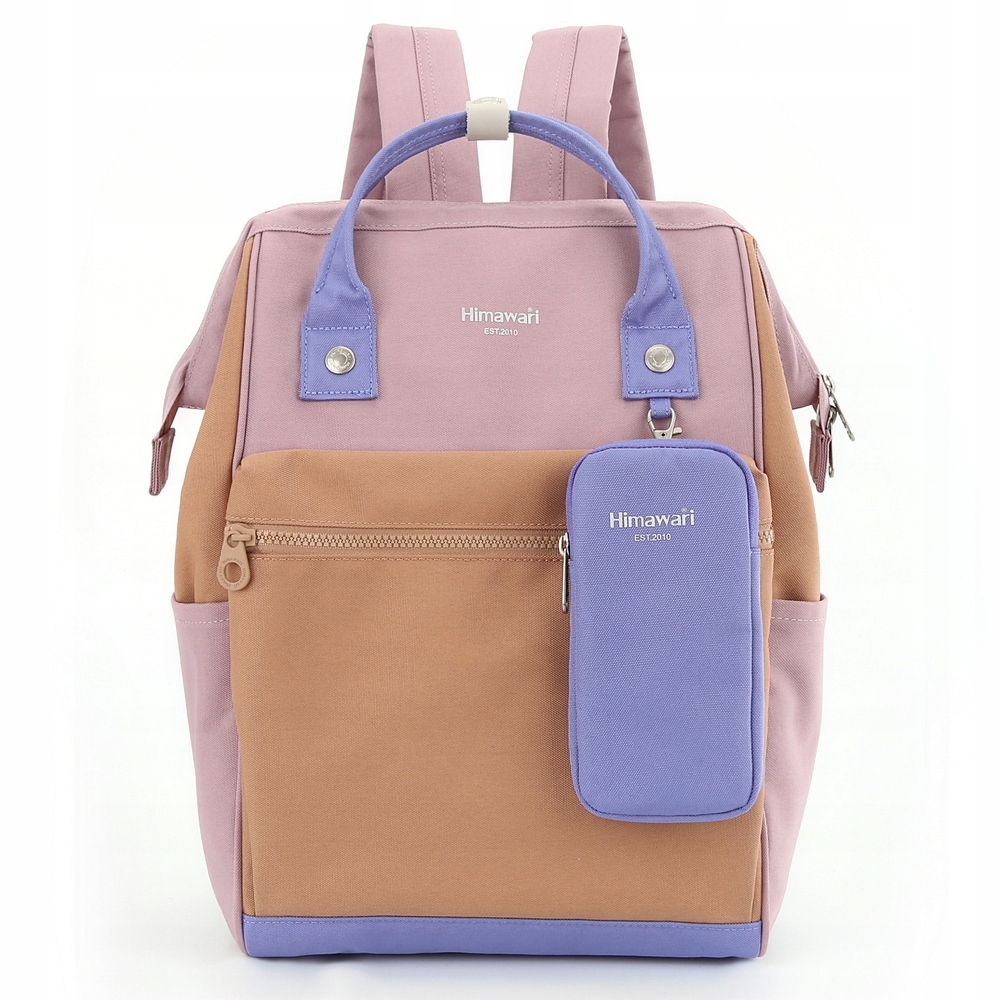 Plecak do samolotu wizzair Himawari 1027 na laptopa 15,6 etui wrzos-camel