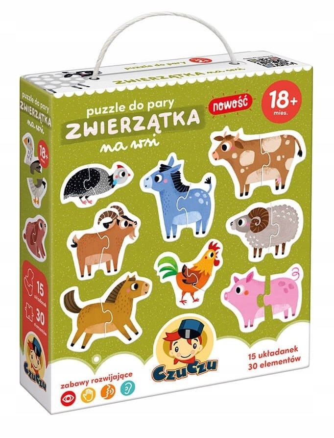 

Czuczu Puzzle Progresywne Zwierzątka Na Wsi +18m-c
