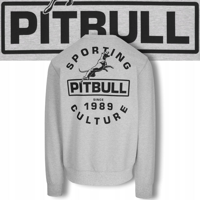 Pánská Mikina Pitbull Mikina bez kapuce Physical Culture Crewneck s potiskem