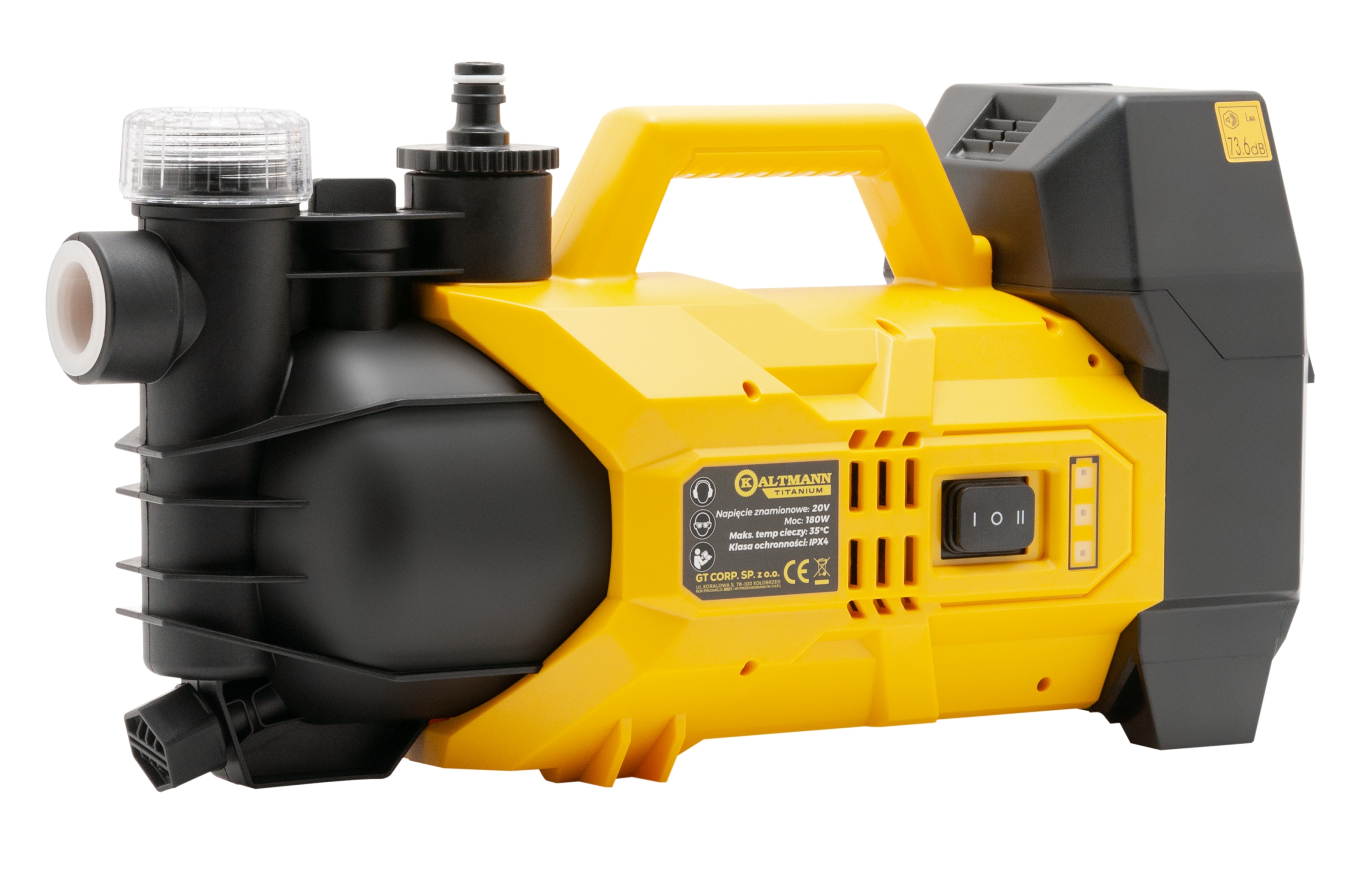 Pompa powierzchniowa Pompa do wody brudnej Kaltmann 180W 2800 l/h Body