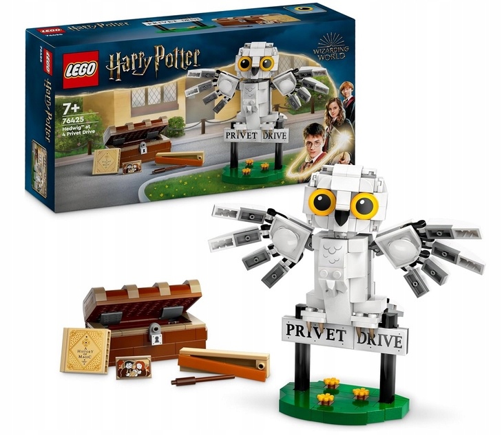 Lego Harry Potter 76425 Hedvika s návštěvou na ulici Zobí ulice 4